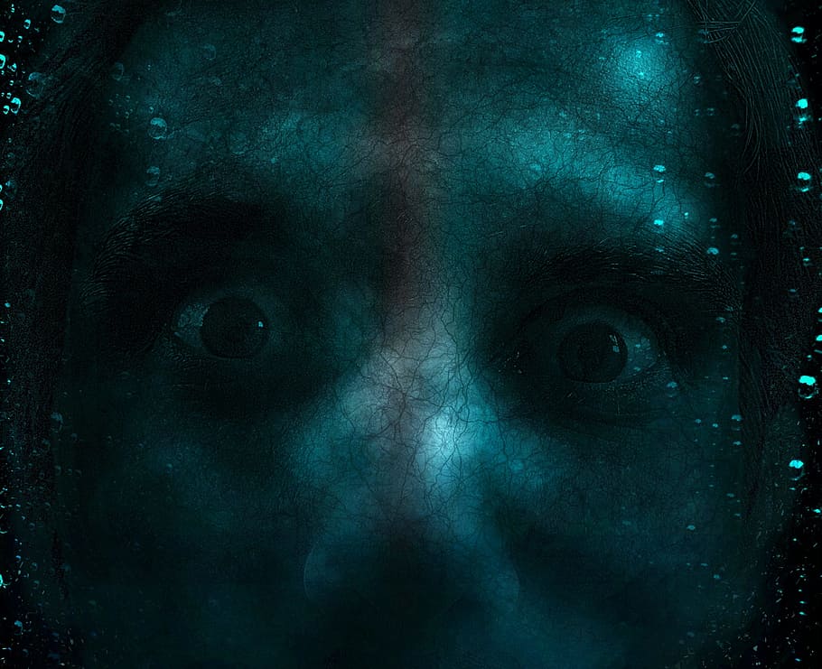 man, face, edited, mystery, scary, mysterious, male, dark, fantasy, sorcerer