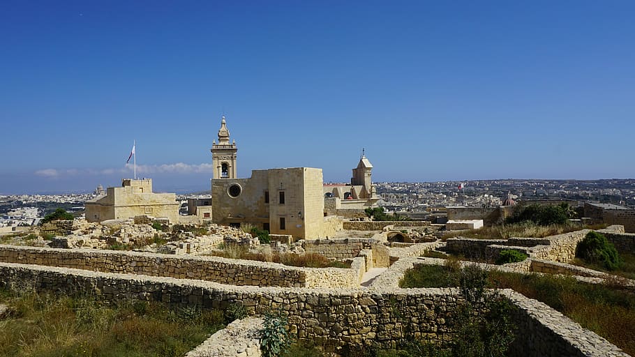 ciudadela de victoria, isla de gozo, malta, Arquitectura, exterior del edificio, estructura construida, historia, pasado, edificio, destinos de viaje