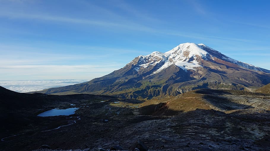 mountain rage view, nature, mountain, ecuador, chimborazo, landscape, travel, sky, outdoor, view