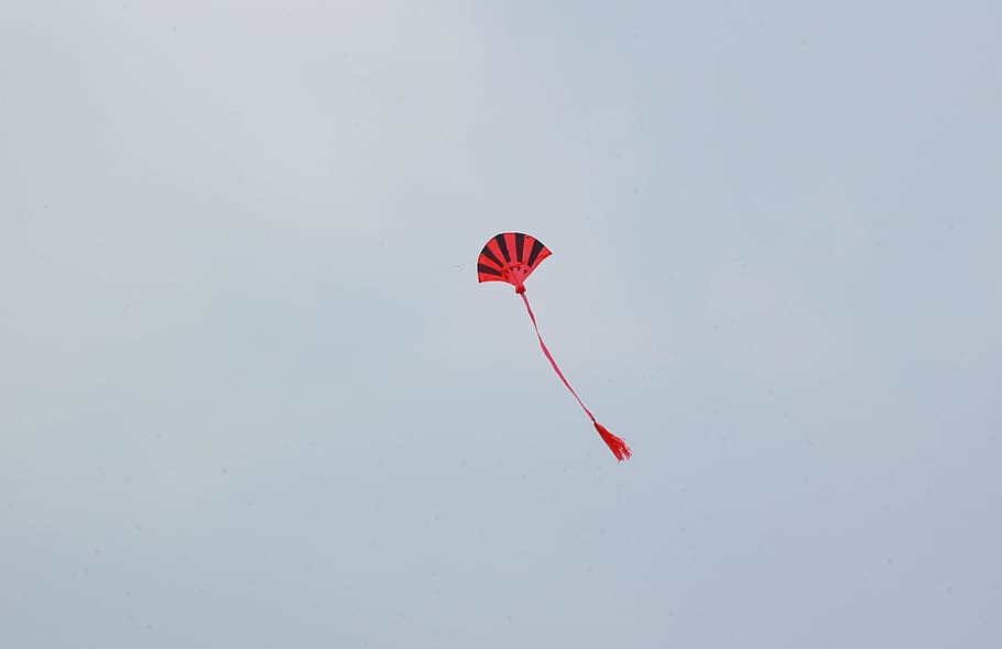 Kite, Kiting, Tail, Flying A, kite tail, flying a kite, child's toy, soar, float, rise