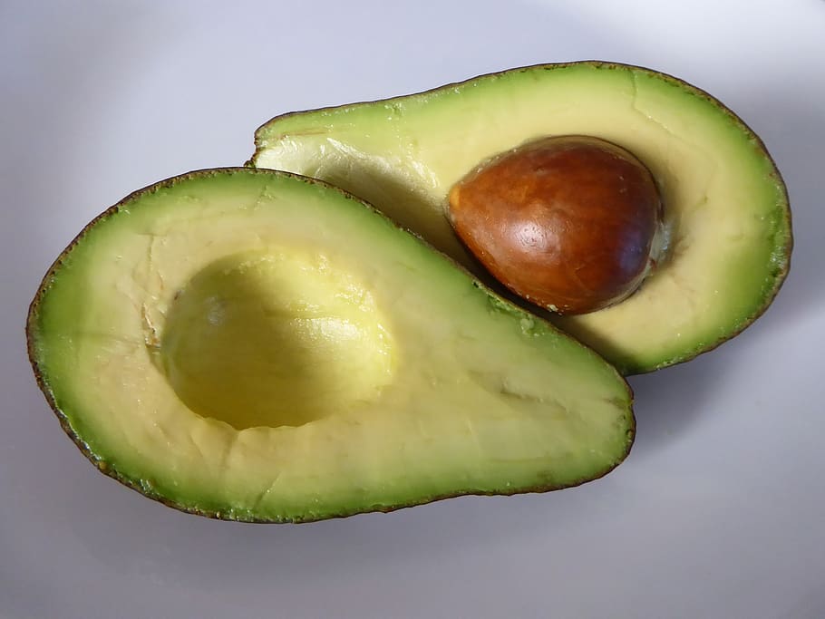 avocado, fruit, food, seed, halves, healthy, snack, healthy eating, food and drink, wellbeing