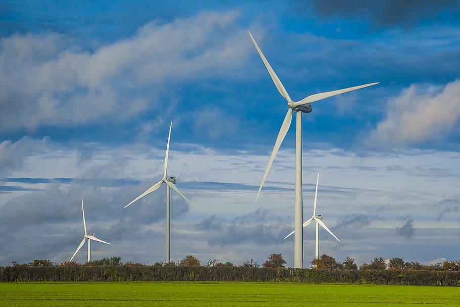 wind turbines, england, power, turbine, wind turbine, environmental conservation, renewable energy, fuel and power generation, alternative energy, environment