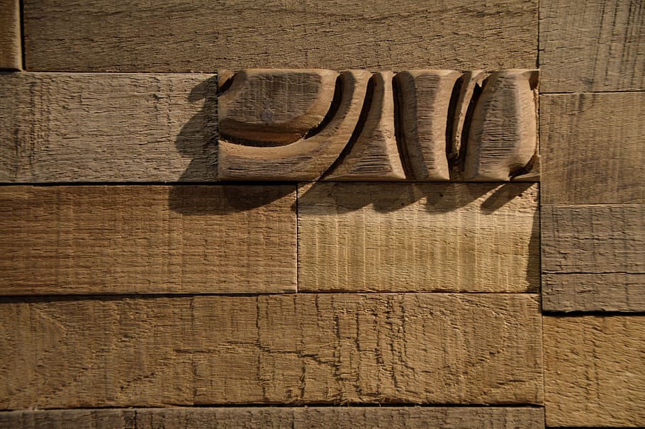 wood carved block, texture, ornament, wood grain, innenausbau, shopfitting, battens, weathered, washed off, wooden structure