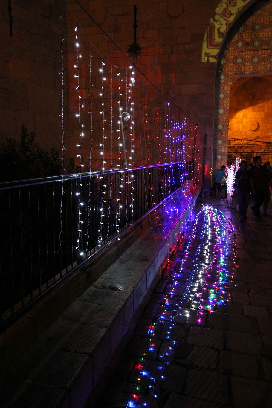 Light, Jerusalem, Israel, Water, light show, tourism, middle, east, old, city