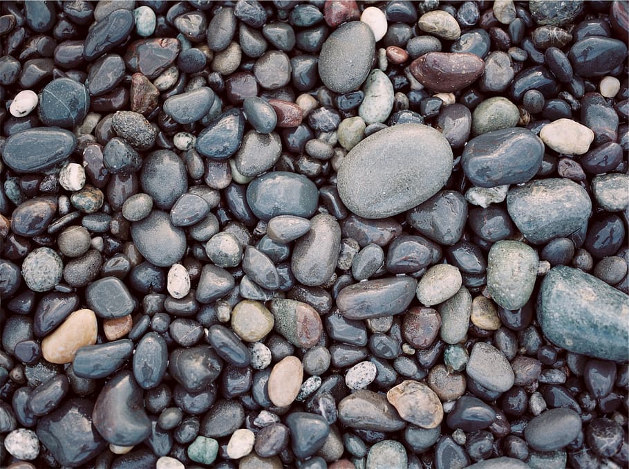 batu, kerikil, batu - objek, sekelompok besar objek, kelimpahan, bingkai penuh, latar belakang, batuan, padat, tidak ada orang