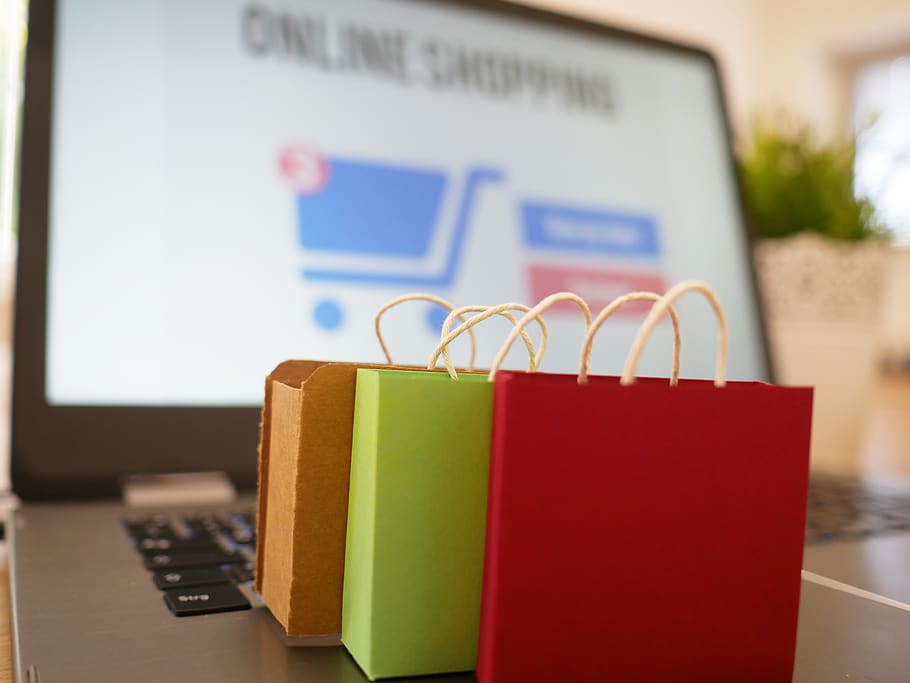 compras online, compras, online, loja, laptop, internet, comércio eletrônico, cartão de crédito, carrinho de compras, crédito
