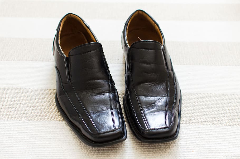 black, leather loafer shoes, white, text, Wedding, Man, Morning, Business, Work, morning, business