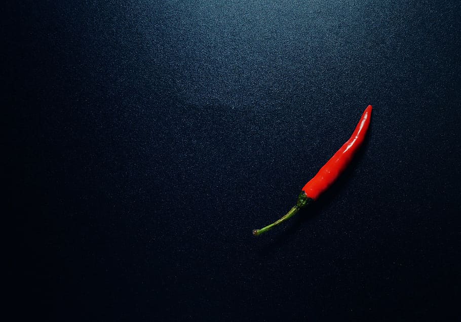 red, chili, black, surface, pepper, food, cooking, freshness, healthy, heat