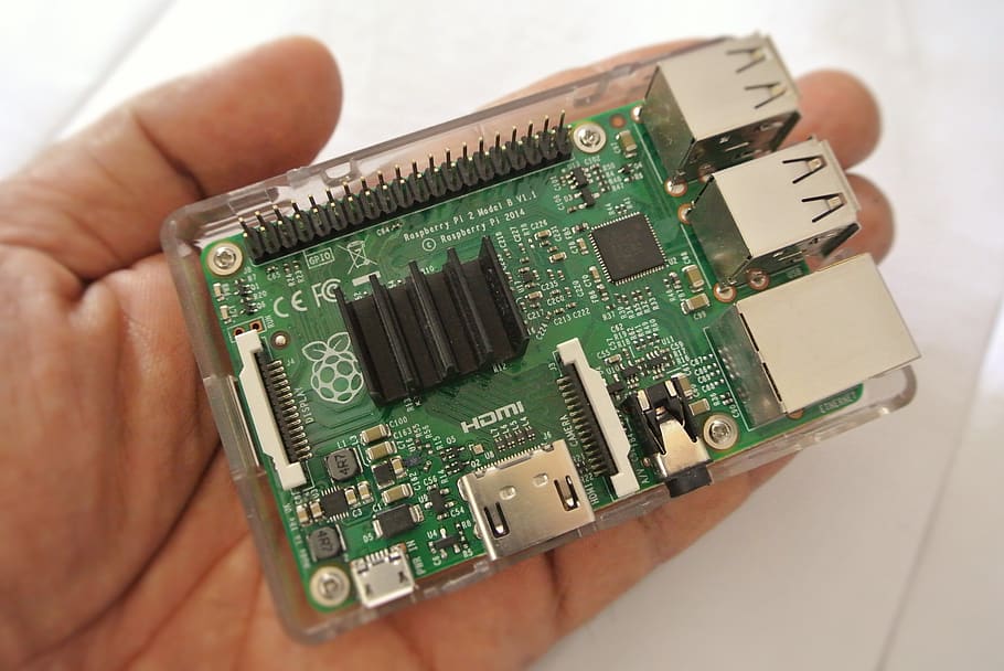 raspberry pi, rpi, microcontroller, linux, computer, raspberry pi 2 model b, credit-card sized computer, circuit board, technology, computer chip