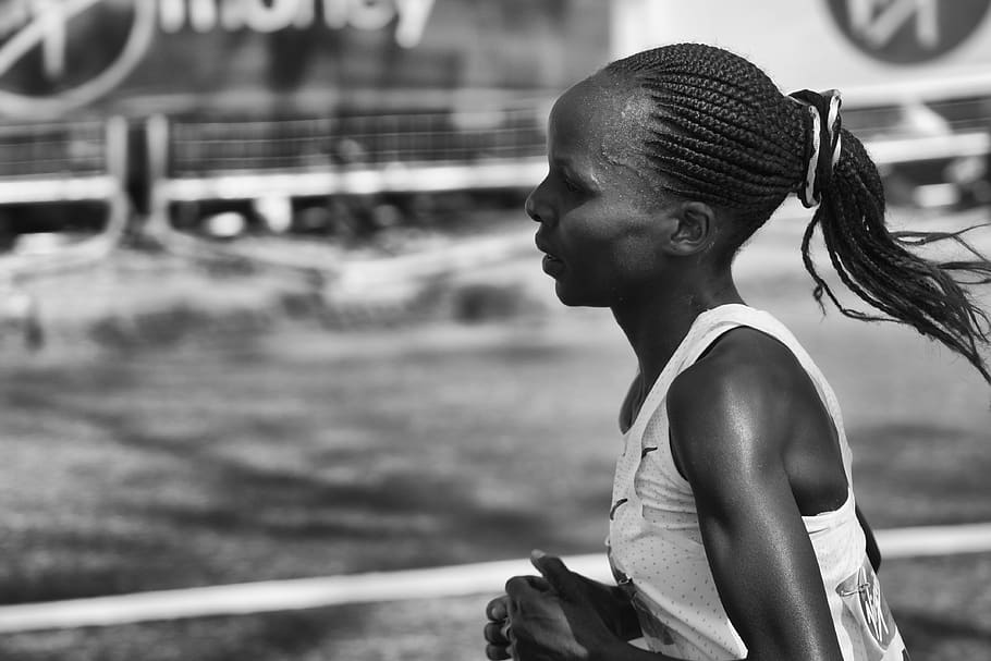 people, adult, woman, athlete, runner, marathon, kenyan, focus on foreground, one person, lifestyles
