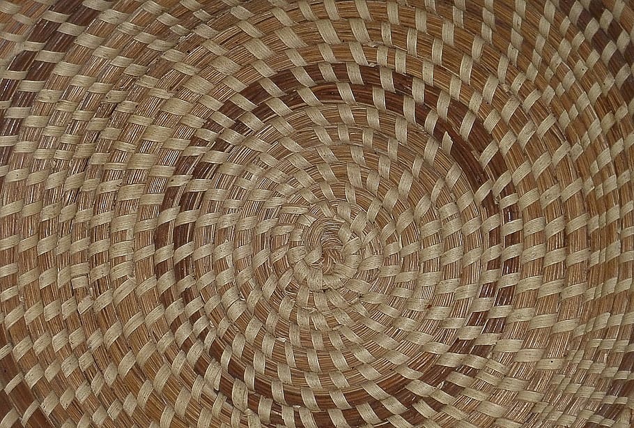 basket, weave, concentric, zen, circle, pattern, backgrounds, full frame, textured, geometric shape