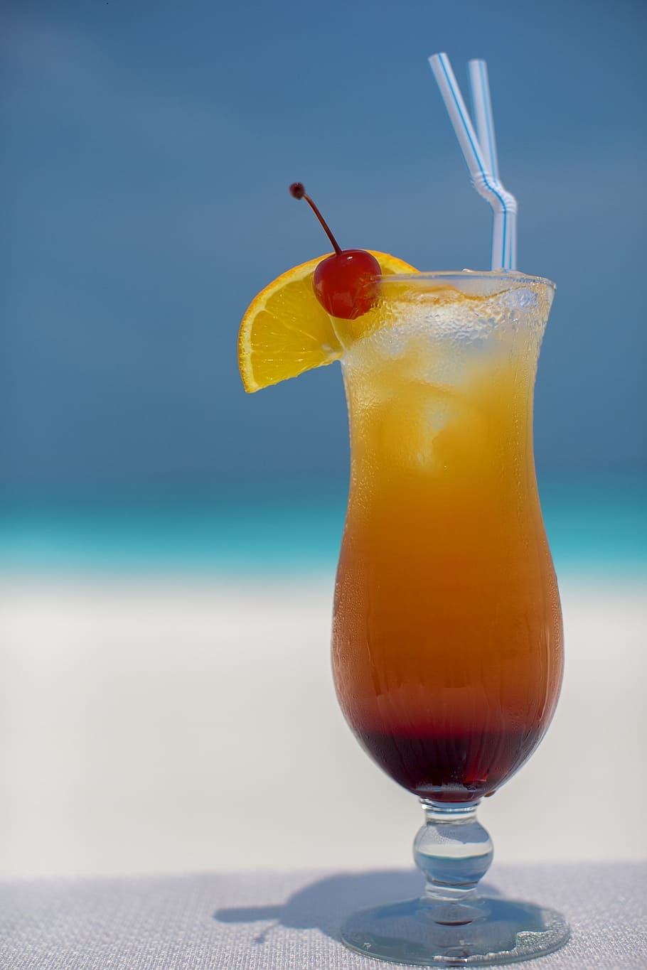 primer plano, foto, limonada de limón, cóctel, tropical, bebidas, bebida, huracán, alto, vidrio