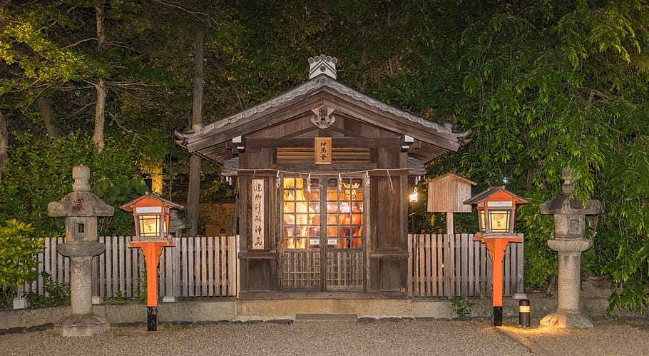 Gion, Kyoto, Jepang, Asia, tradisional, arsitektur, malam, budaya, bangunan, perjalanan