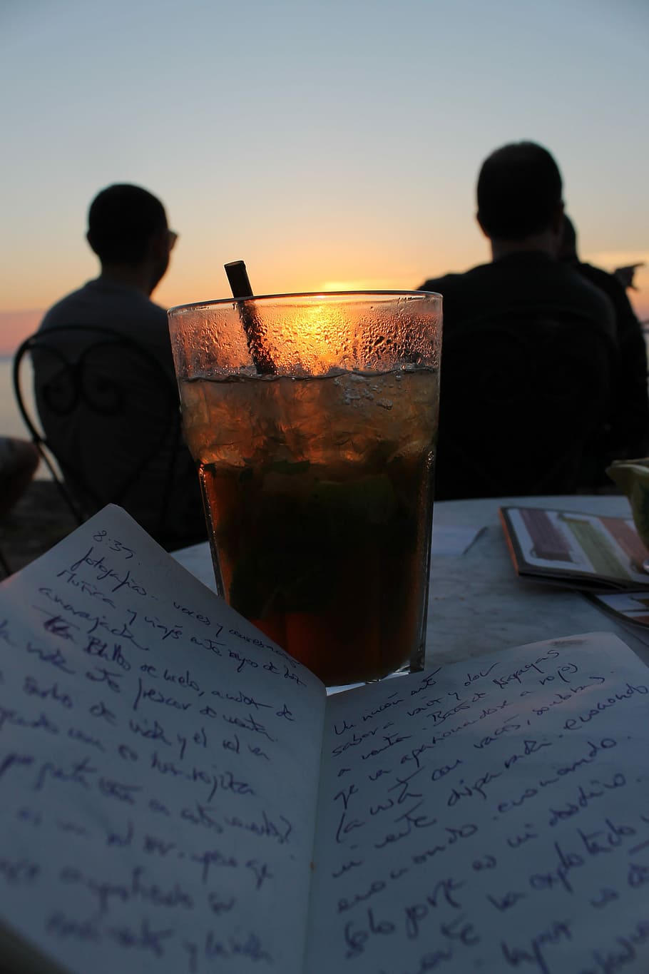Words, Writings, Soledad, Lights, Sunset, drink, adults only, refreshment, summer, food and drink