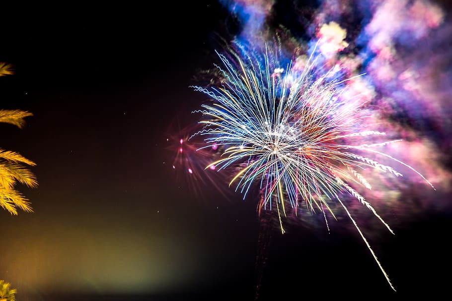 ferragosto, fireworks, night, pyrotechnics, fires, explosion, fire, dark, event, sky