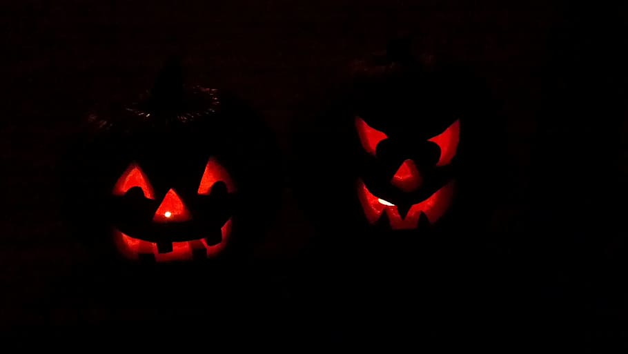 jack-o-lanterns, pumpkin, halloween, fall, pumpkins, october, scary, glowing, celebration, art and craft