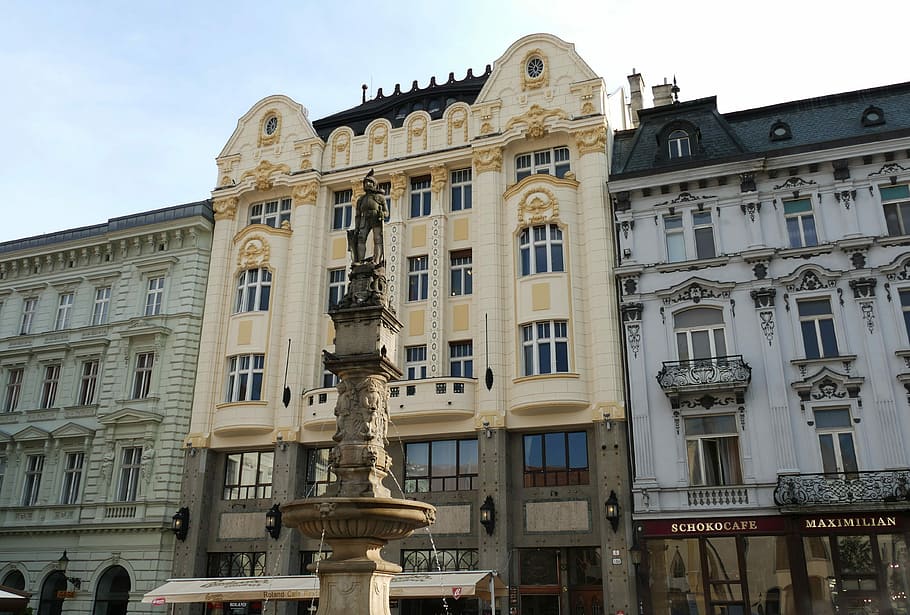 bratislava, slovakia, city, old town, downtown, capital, space, market, town hall, historically