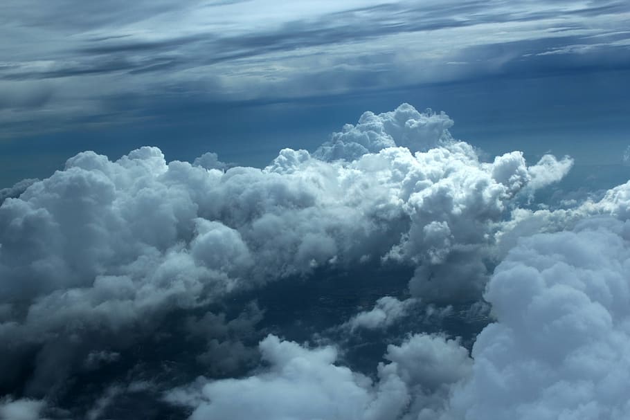 clouds, clouds above sky, cloudy sky, blue sky, nature, sky, cloudy, wallpaper, background, cloud - sky