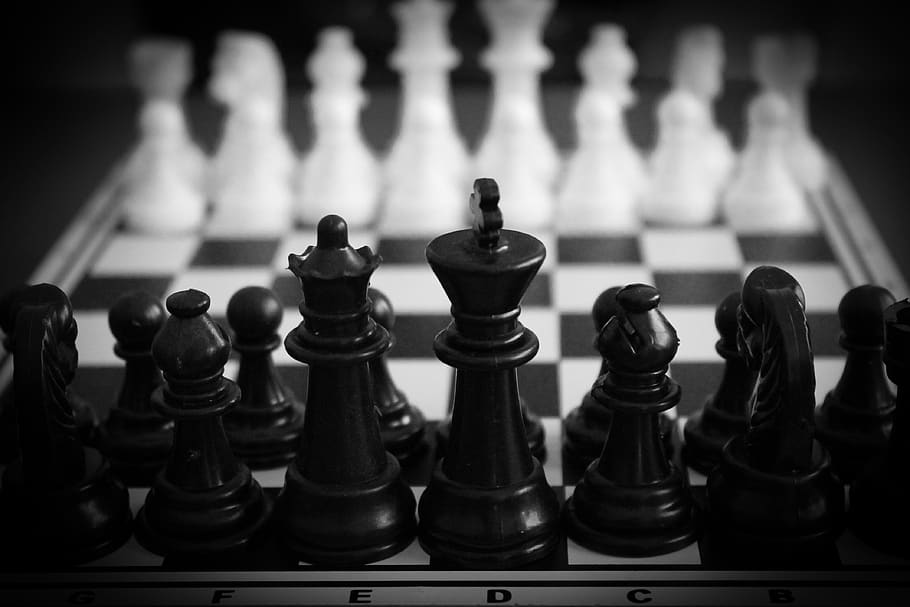 battle, black, board, challenge, chess, chessboard, competition, game, intelligence, king