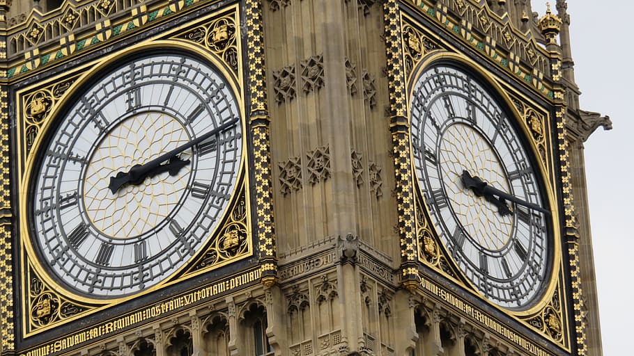 closeup, big, ben, daytime, big ben, london, clock, clock tower, landmark, england