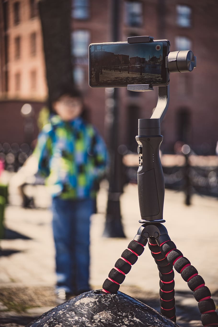 gimbal, taking pictures, making videos, mobile phone, gadget, liverpool, smartphone, phone, mobile, technology