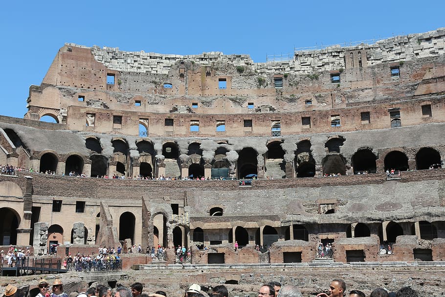 Rome, Italy, Coliseum, Culture, rome, italy, historical, stadium, capital, empire, archeology