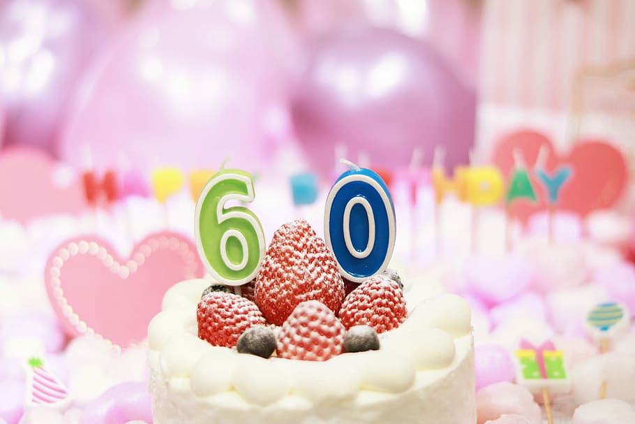 60 strawberry cake, strawberry cake, dessert, food, cake, sweet Food, cupcake, celebration, gourmet, icing