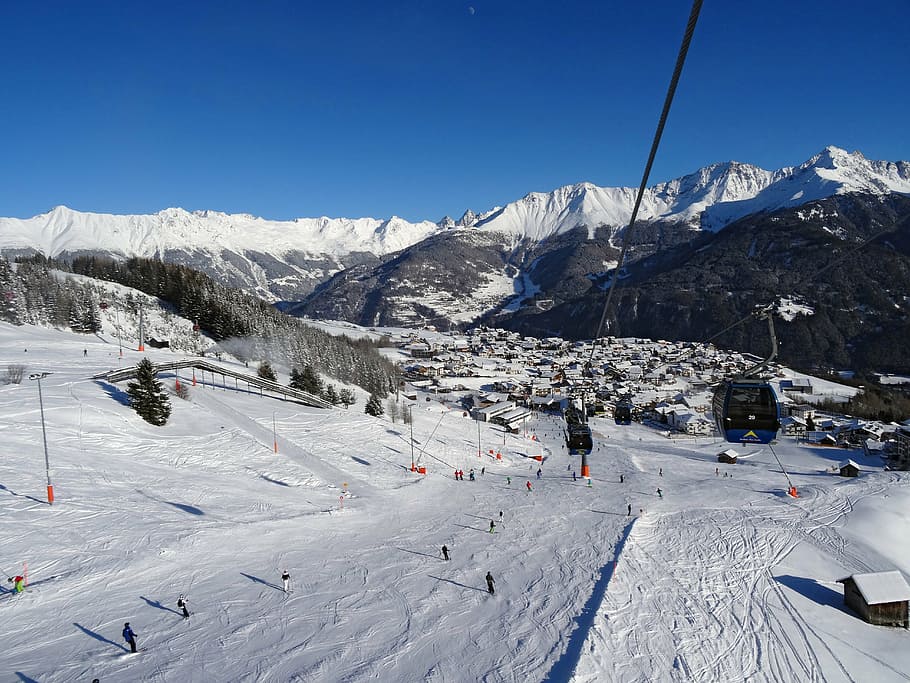 Skiing in Austria

