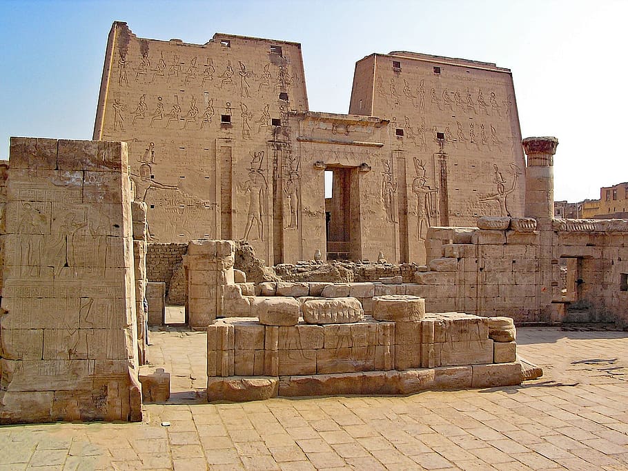 Edfu, Egypt, Temple, Antiquity, weltwunder, world heritage, world heritage site, unesco, africa, north africa