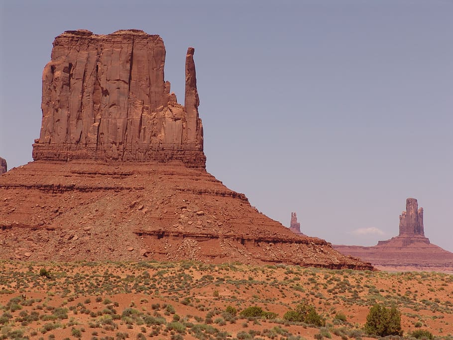 rock, mountain, places of interest, reddish, america, the west, indians, western, desert, monument Valley