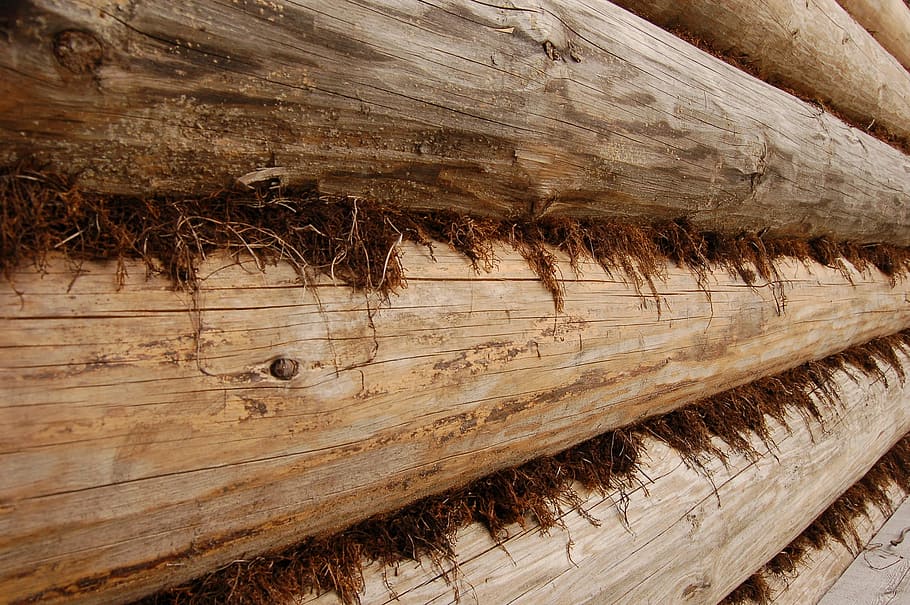 House, Blockhouse, Balance Beam, Wood, brown, board, old, wood - material, backgrounds, timber