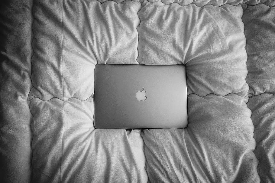 space, gray, macbook, pro, bed, laptop, computer, browser, research, school