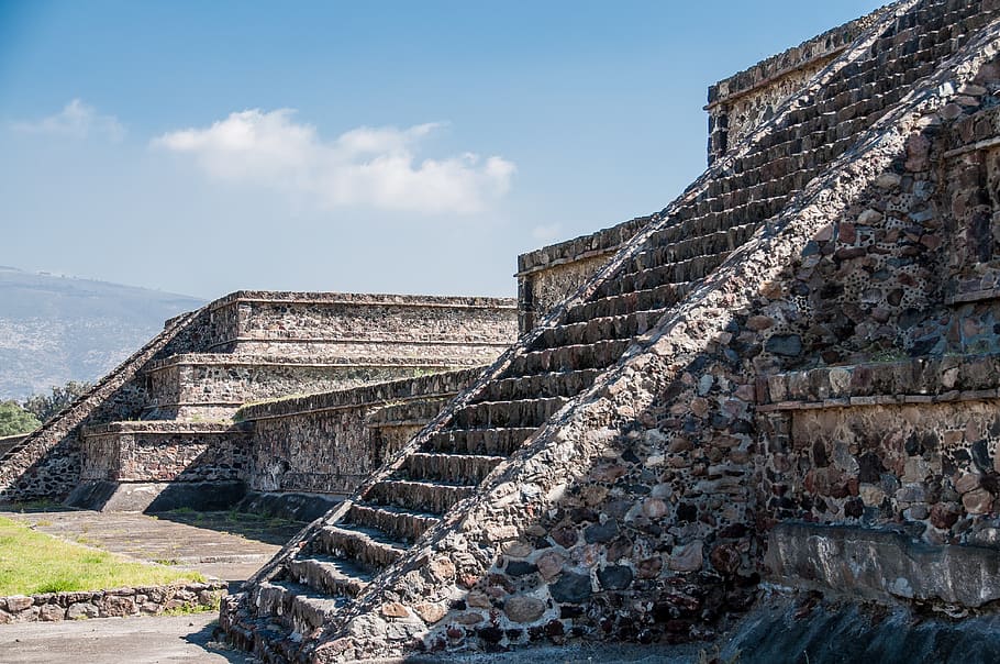teotihuacan, mexico, pirâmides, ruínas, arqueologia, asteca, arquitetura, cultura, histórico, turismo