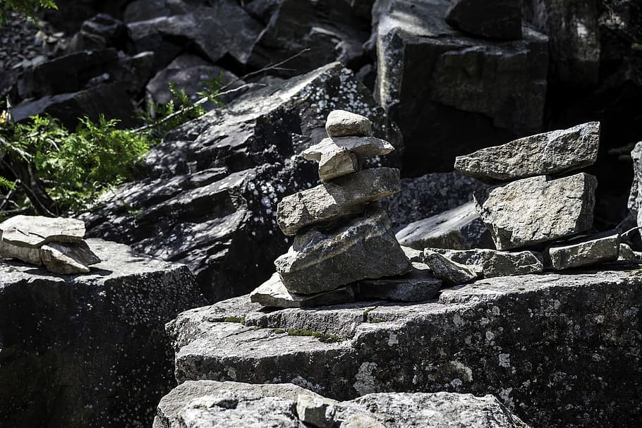 rock marker, eagle canyon, Eagle, Canyon, Ontario, public domain, stone Material, rock - Object, stone - Object, nature