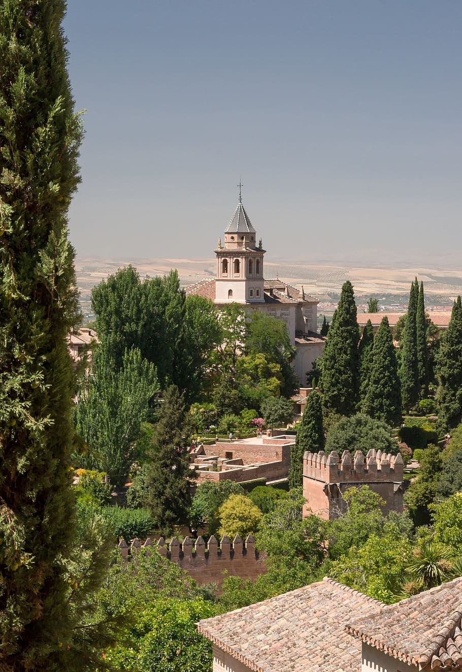 Alhambra, Church, Granada, Spain, granada, spain, iglesia de santa maria, architecture, historic, famous, building