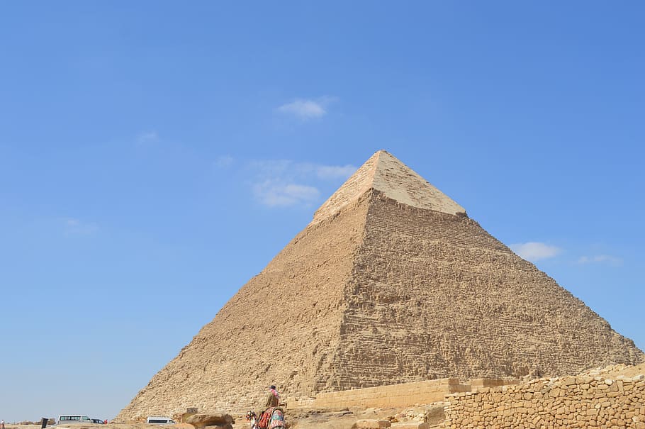 Mesir, Piramida, Perjalanan, Fir'aun, Afrika, khufu, batu, giza, cairo, Piramida besar