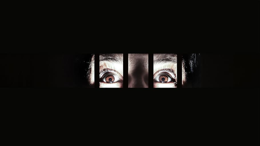 person showing eyes, black, background, wild, man, artist, black background, wallpaper, night, abstract