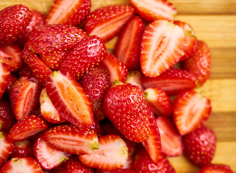 fresa, fruta, rojo, pasión, macro, hermoso, saludable, fresco, jardín de frutas, fondo