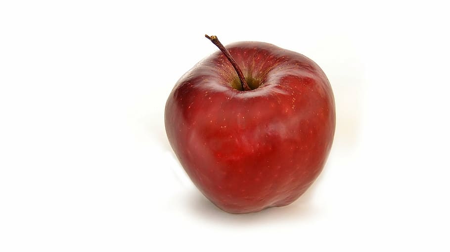 red, apple fruit, white, background, apple, apples, fruit, fruits, food and  drink, food | Pxfuel