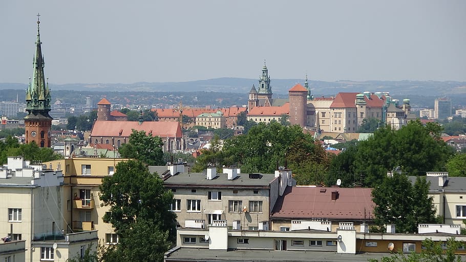 Cracovia, Polonia, el casco antiguo, arquitectura, Wawel, exterior del edificio, estructura construida, edificio, ciudad, barrio residencial