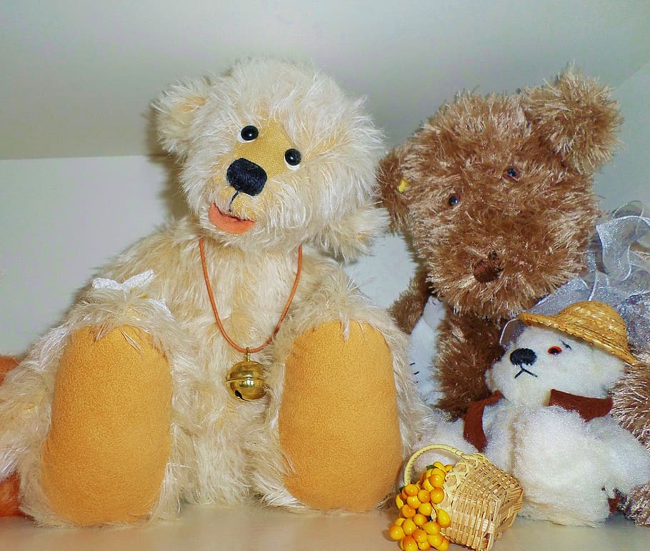 teddy bears, hand labor, collector bear, cute, by teddy mummy, christmas, gift, toys, stuffed toy, toy