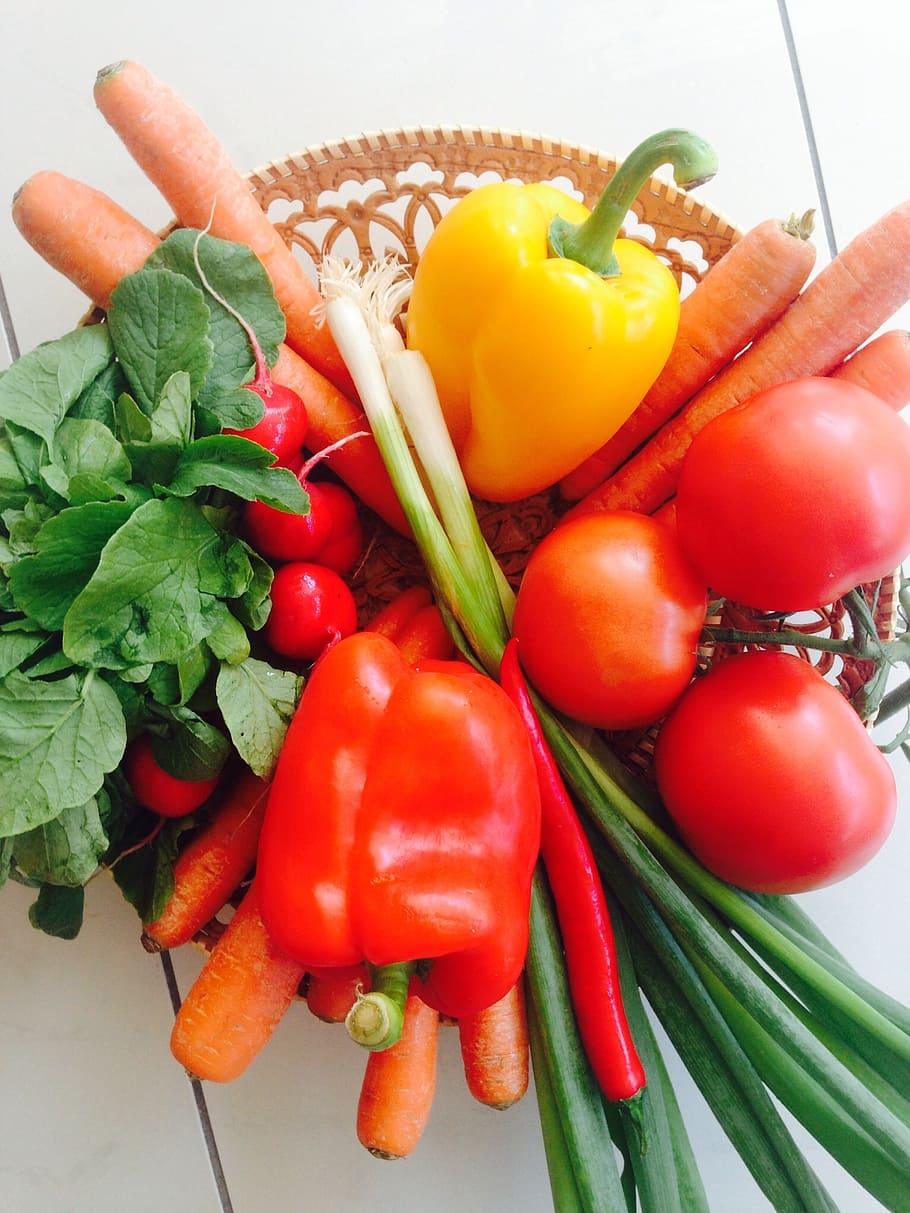 red, tomatoes, basket, vegetables, eat, vitamins, healthy, food, vegetable, food and drink
