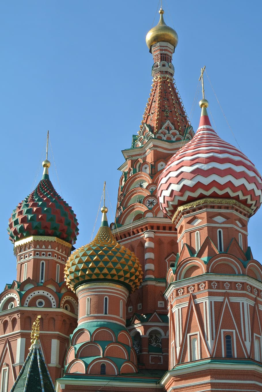 聖バジル, 大聖堂, モスクワ, 赤, 広場, ロシア, 教会, 建築, 有名なドーム, ランドマーク