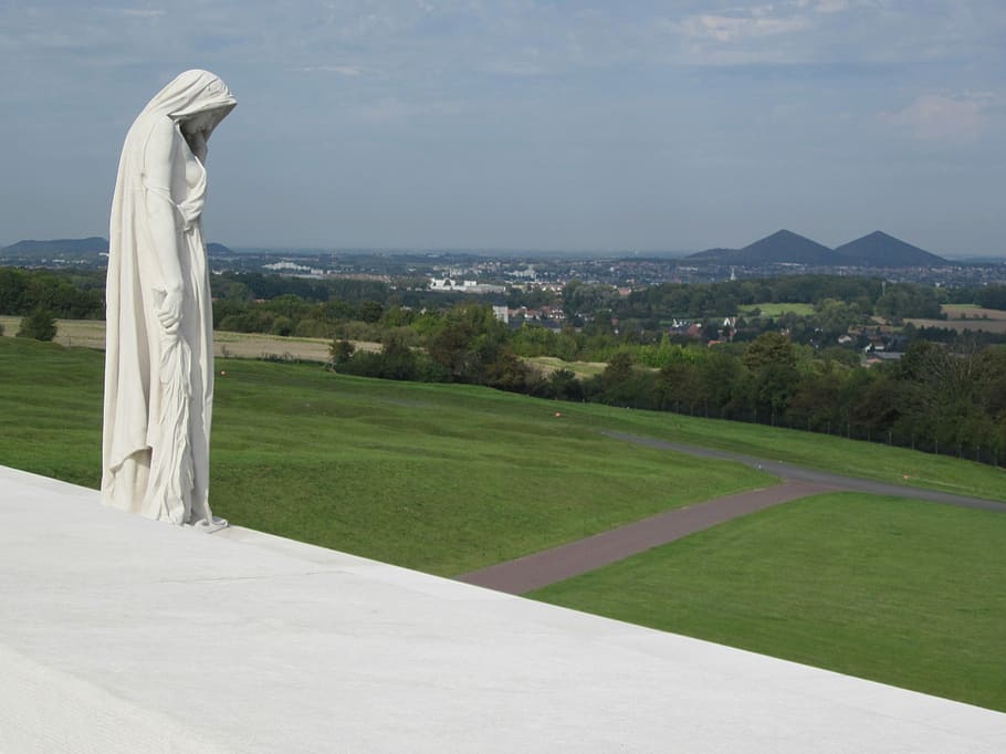 Monument, Vimy Ridge, Normandy, vimy monument, arras, canadian, france, first, war, memorial