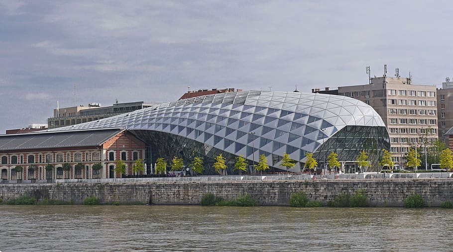 wal, budapest, modern, pusat budaya, gudang, suprastruktur, spektakuler, tengara, danube, bank Donau