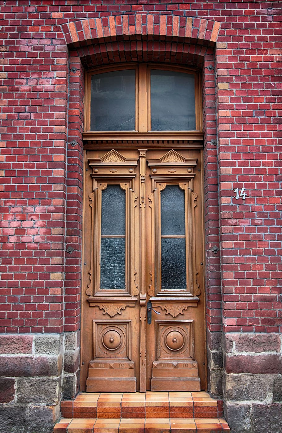 coklat, kayu, panel pintu, pintu, pintu depan, tua, ek, masukan, pintu tua, pintu kayu