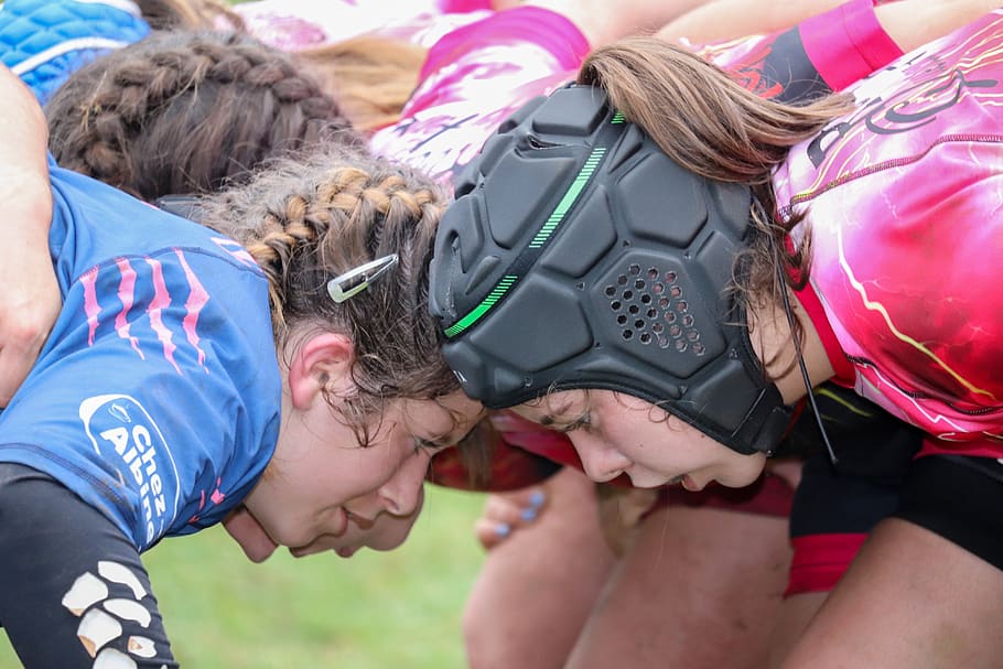 melee, rugby, female, introduction, women, sport, lifestyles, real people, togetherness, child
