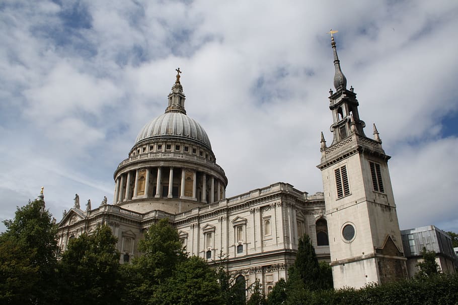 saint paul's cathedral, england, cathedral, uk, united kingdom, church, landmark, attraction, london, building exterior