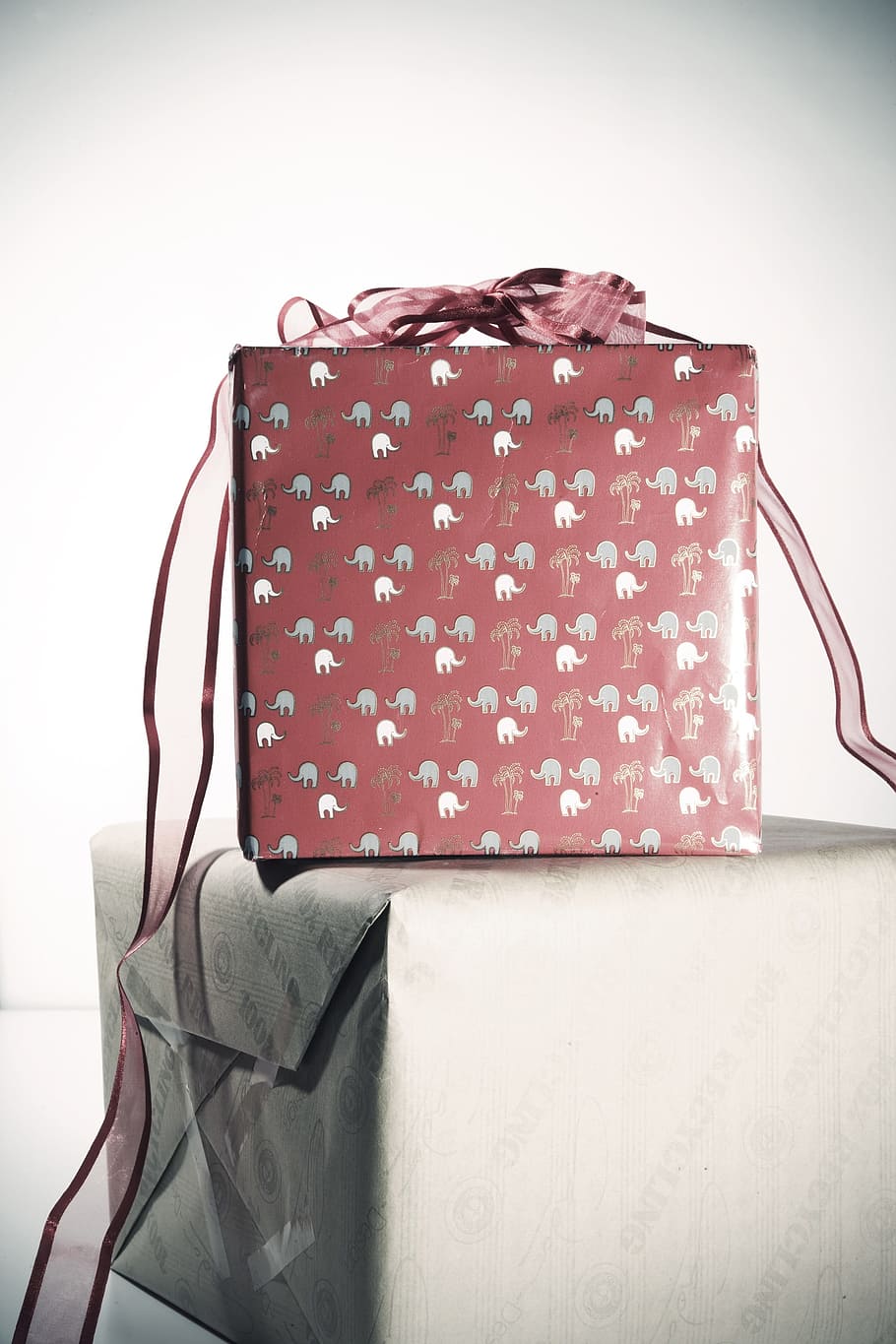Natal, Pacote, Presentes, presente, caixa de presente, feito, laço, embalado, surpresa, dar