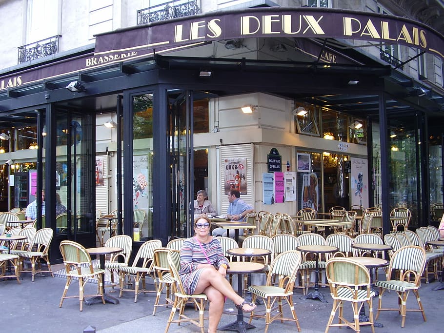 Parisian Cafe, Paris, France, pigale, paris, france, chair, cafe, table, restaurant, sidewalk cafe